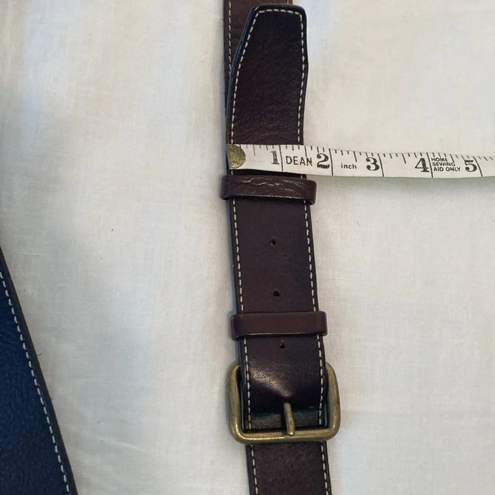 Cole Haan brown leather messenger bag crossbody unisex